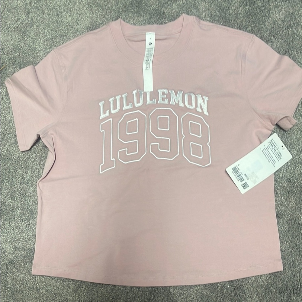 Lululemon Athletica Pink Polo Short Sleeve Tee